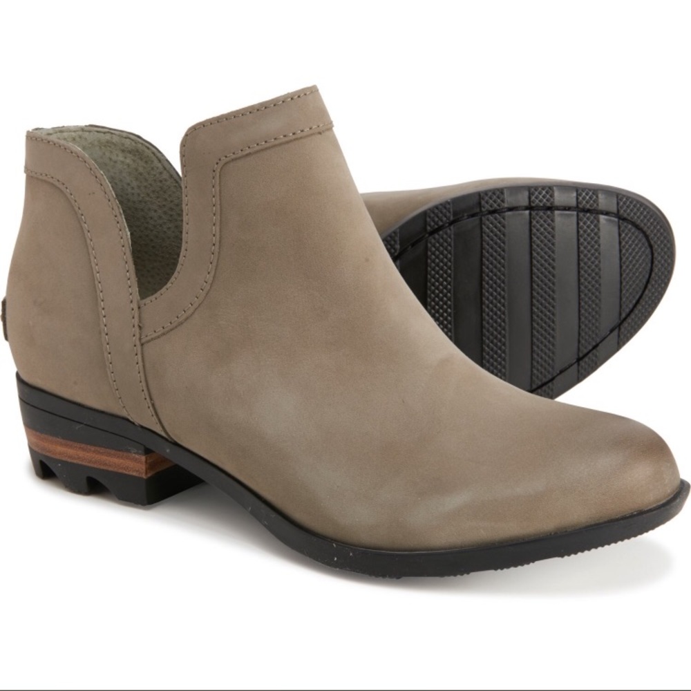 NIB Sorel Lolla Cut Out Booties Nubuck -Waterproof - Picture 3 of 16